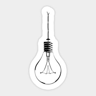 Light bulb Sticker